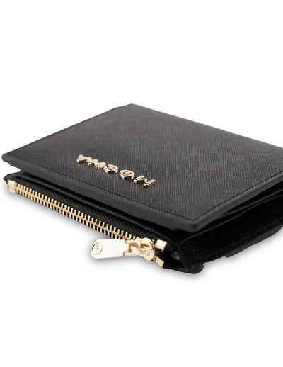 Mocha Kristin Mini Leather Wallet - Black | Mocha Australia