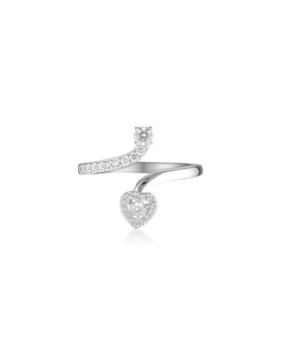 Georgini Signature Sealed With A Kiss Ring - Silver | Mocha Australia