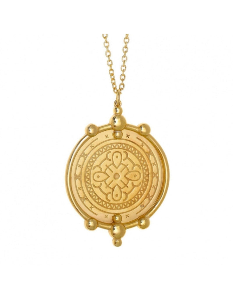 Gregio Gloss Boss Tribal Pendant Necklace | Mocha Australia