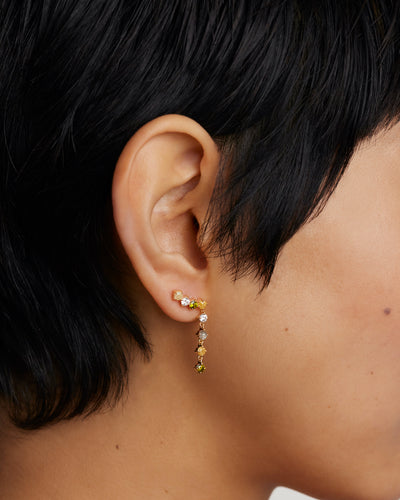 PDPAOLA Panorama Earrings - Gold | Mocha Australia