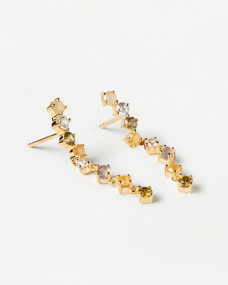 PDPAOLA Panorama Earrings - Gold | Mocha Australia