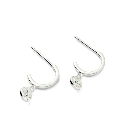 Kirstin Ash Star Coin Hoop Earrings w/ Sterling Silver | Mocha Australia